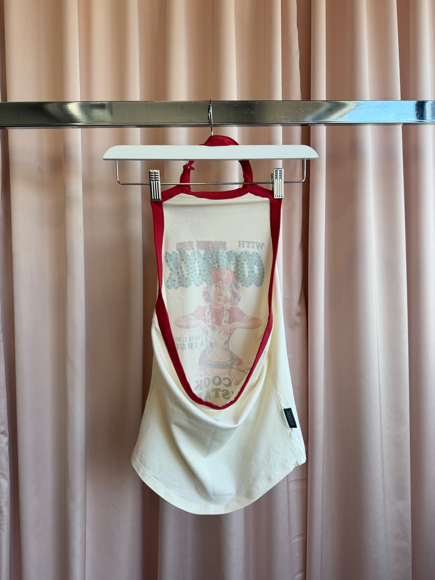 Moschino Jeans "Cookbook" Halter Top