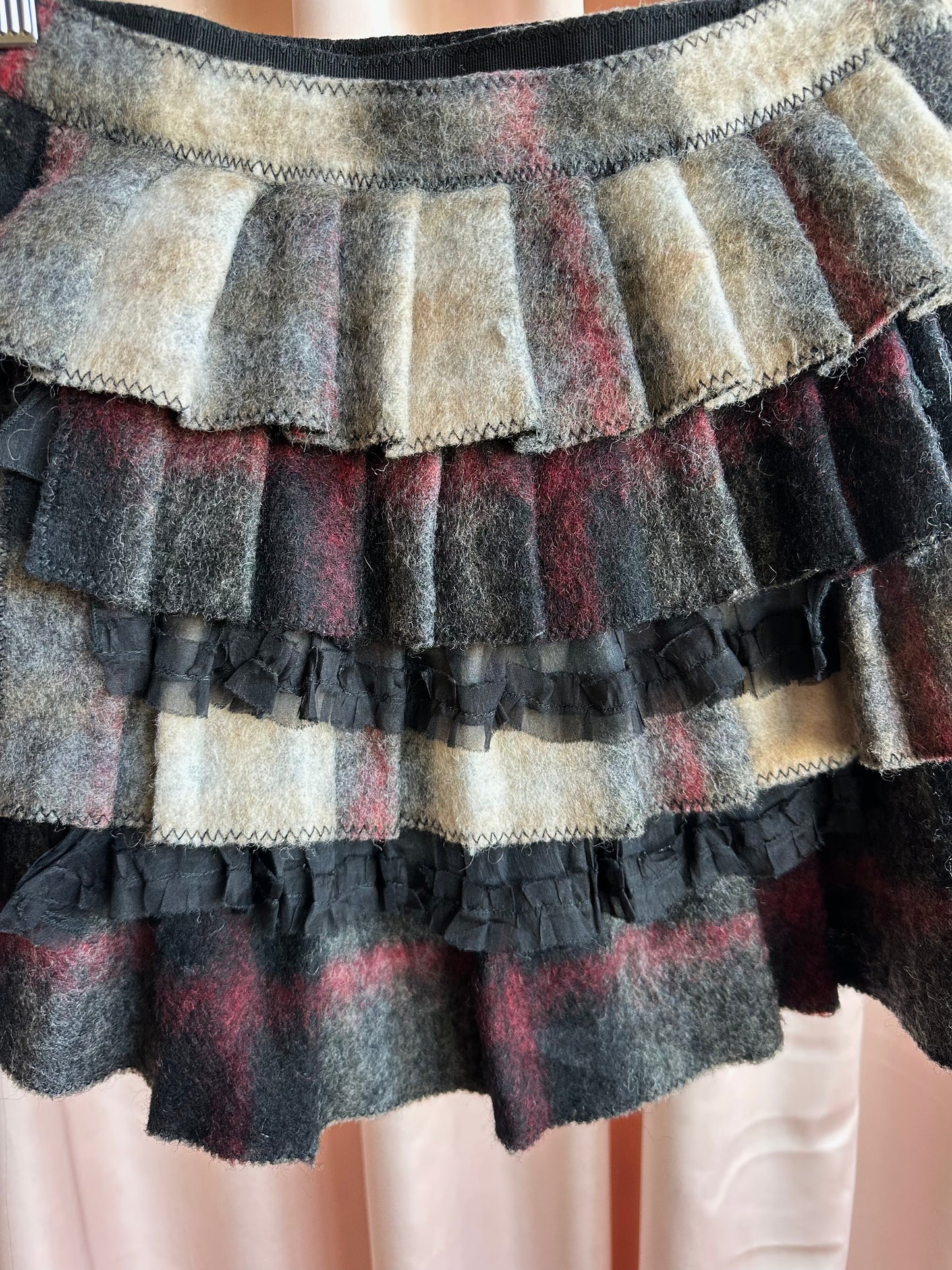 Dolce & Gabbana Wool Tartan Mini Skirt