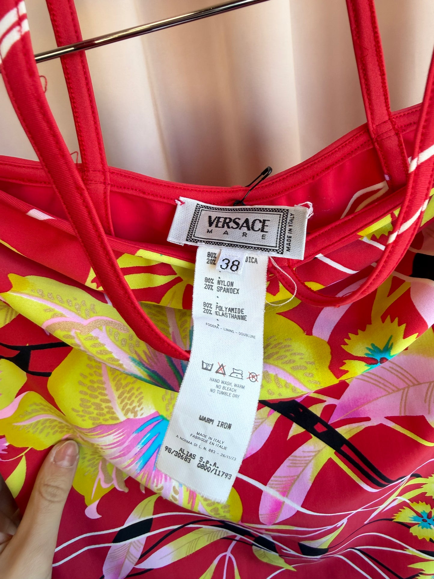 1990's Versace Mare Mini Dress