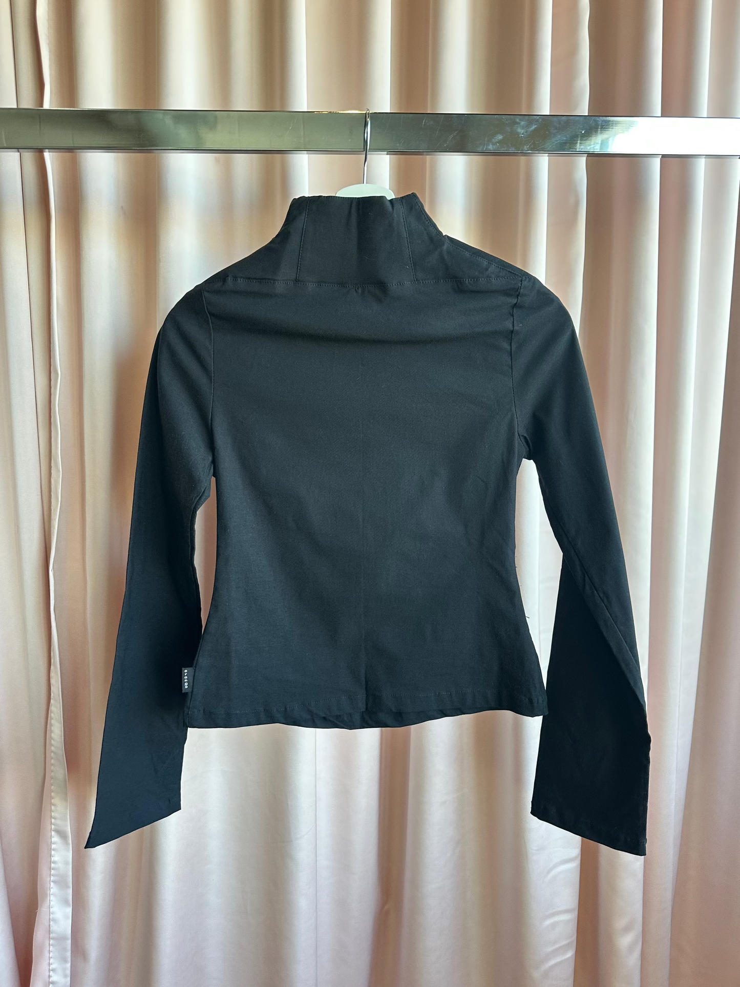 Long Zipper Collar Long Sleeve