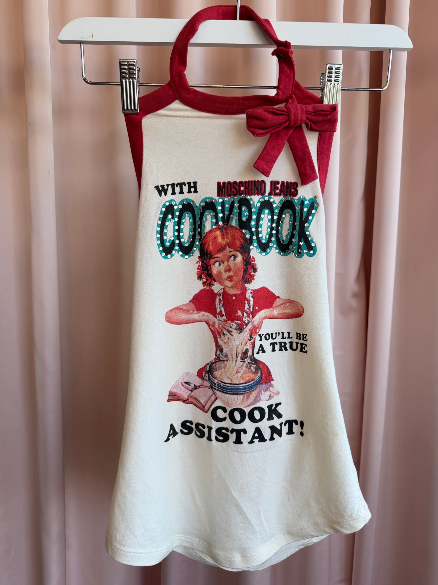Moschino Jeans "Cookbook" Halter Top