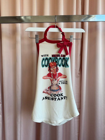 Moschino Jeans "Cookbook" Halter Top