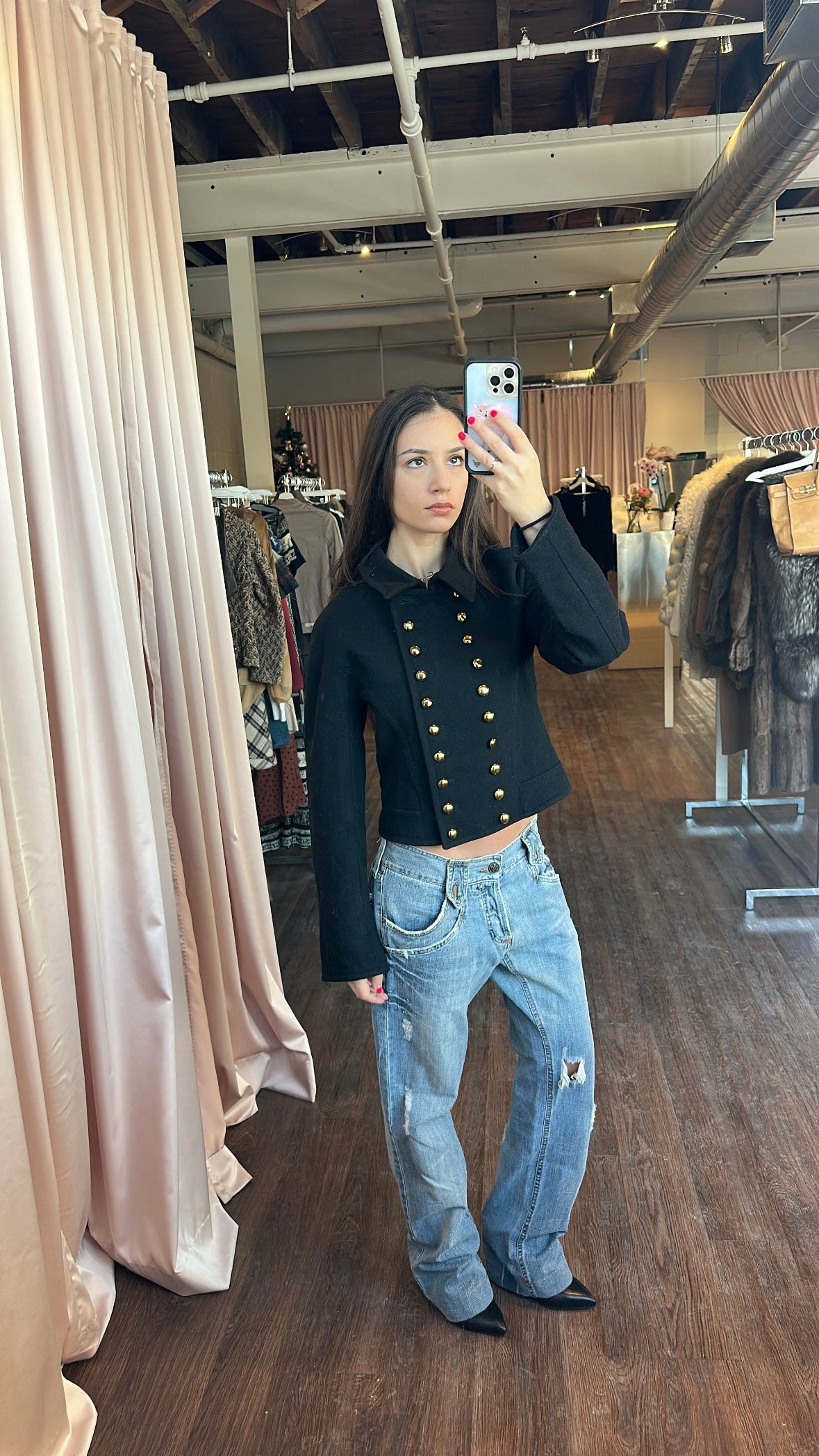 Marc by Marc Jacobs Black Double Breasted Jacket