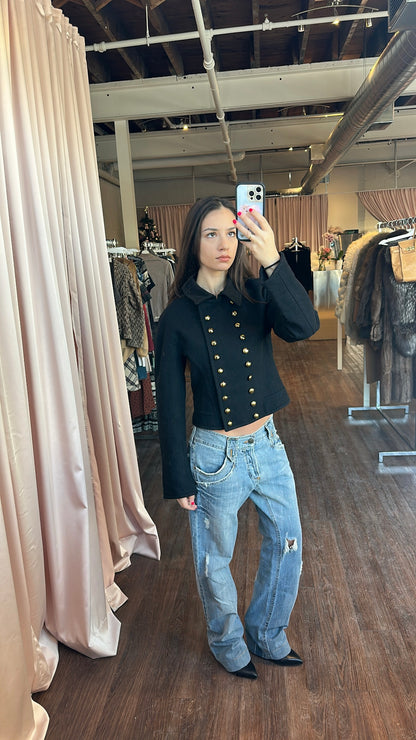 Marc by Marc Jacobs Black Double Breasted Jacket
