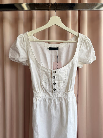 Dsquared2 White Babydoll Dress