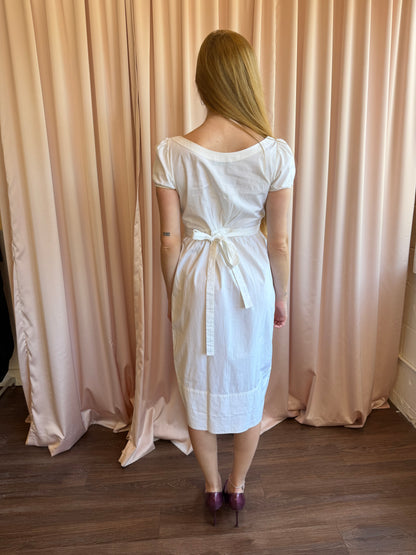 Dsquared2 White Babydoll Dress