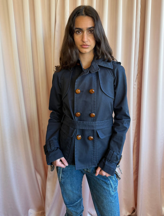 Dsquared2 Navy Doubled Breasted Jacket
