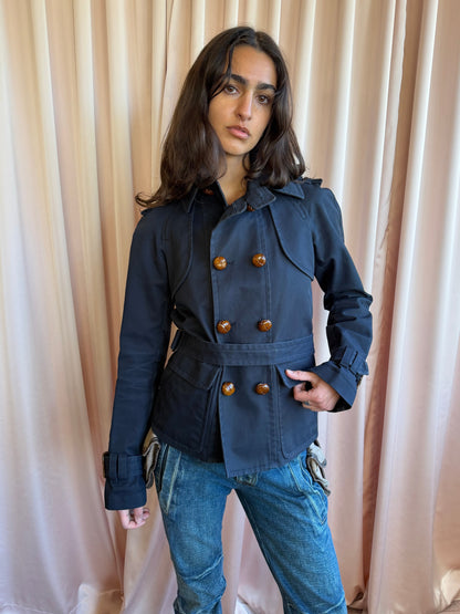 Daquared2 Navy Doubled Breasted Jacket