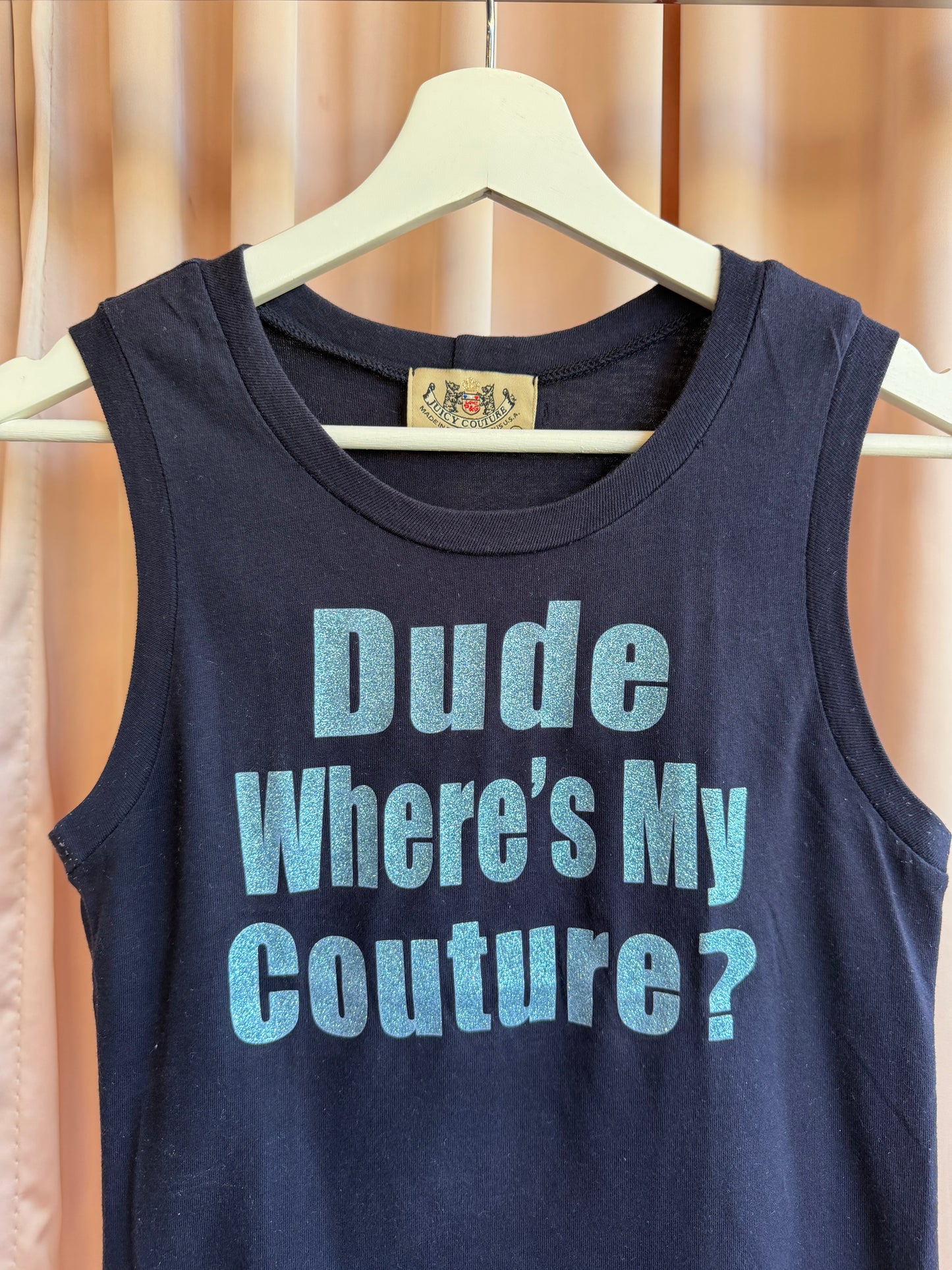 Juicy Couture "Dude Where's My Couture?" Tank Top