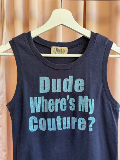 Juicy Couture "Dude Where's My Couture?" Tank Top