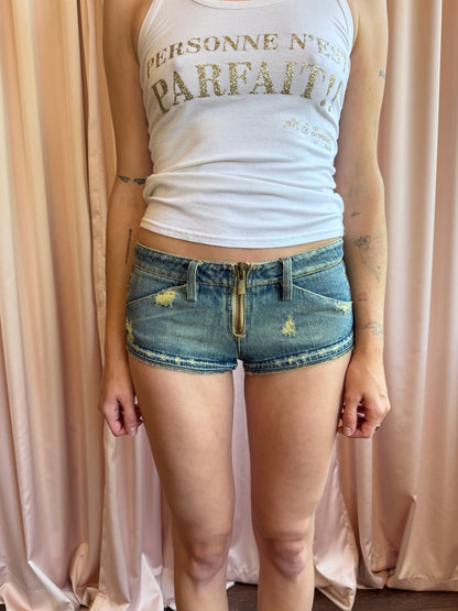 Phard Denim Micro Shorts