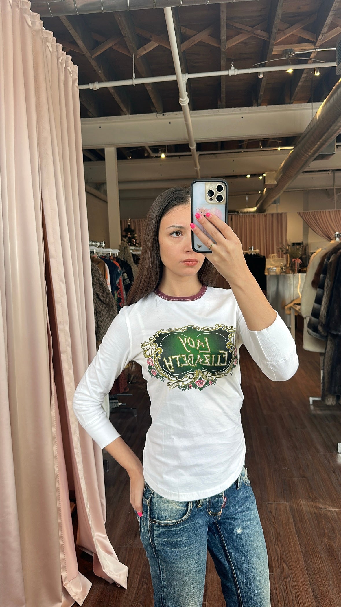 Dsquared2 "Lady Elizabeth" Ringer Shirt