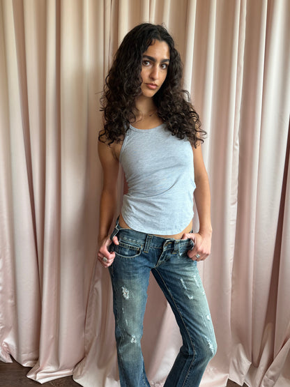 Dsquared2 Grey Racerback Tank