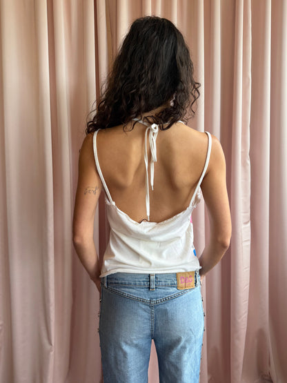 Dolce & Gabbana Y2K Floral Print Cami Top