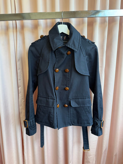Daquared2 Navy Doubled Breasted Jacket