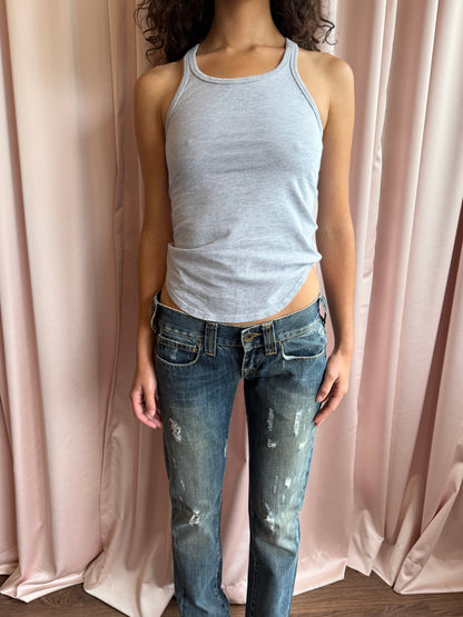 Dsquared2 Grey Racerback Tank
