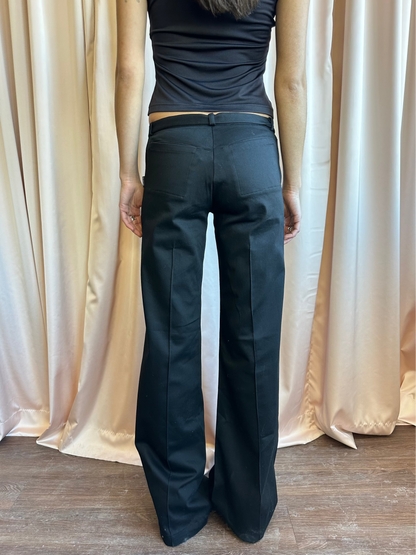1990's Low Waist Wide Leg Trousers