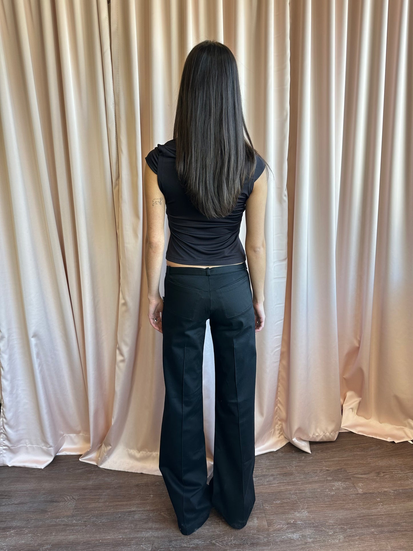 1990's Low Waist Wide Leg Trousers
