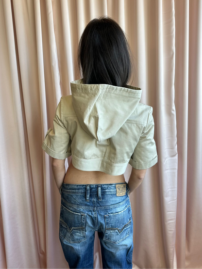 Cropped Double Breasted Jacket