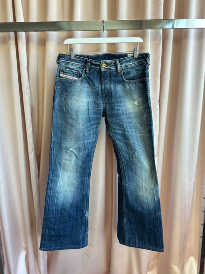 Diesel Faded Mid Wash Jeans