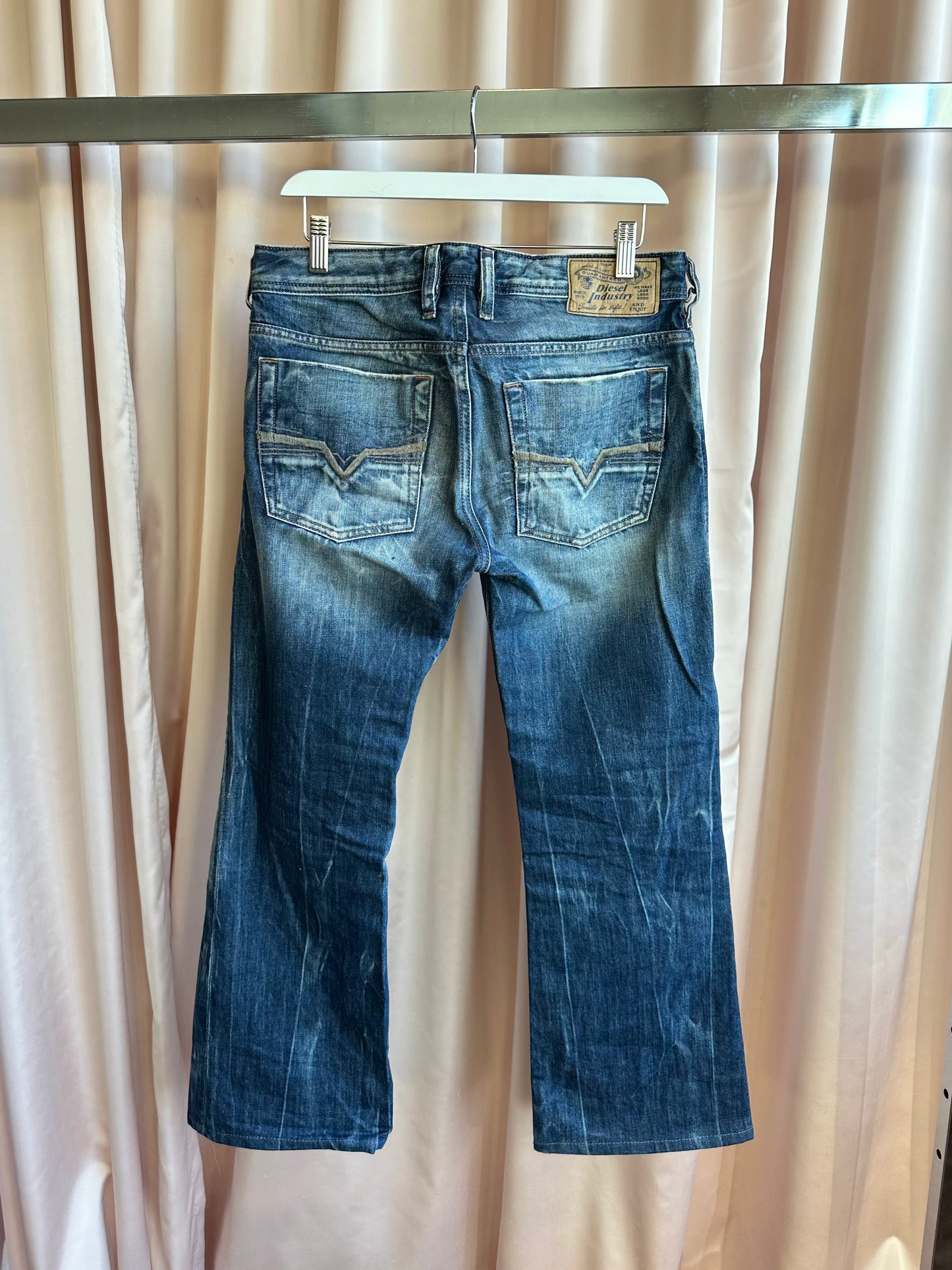 Diesel Faded Mid Wash Jeans