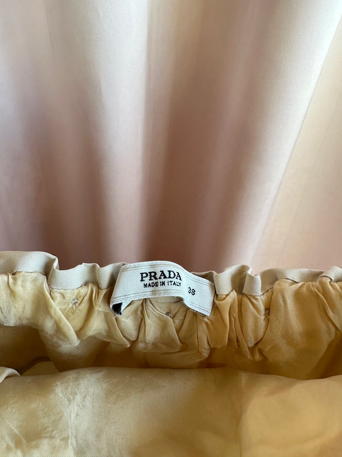 2000's Prada Beige Mini Dress