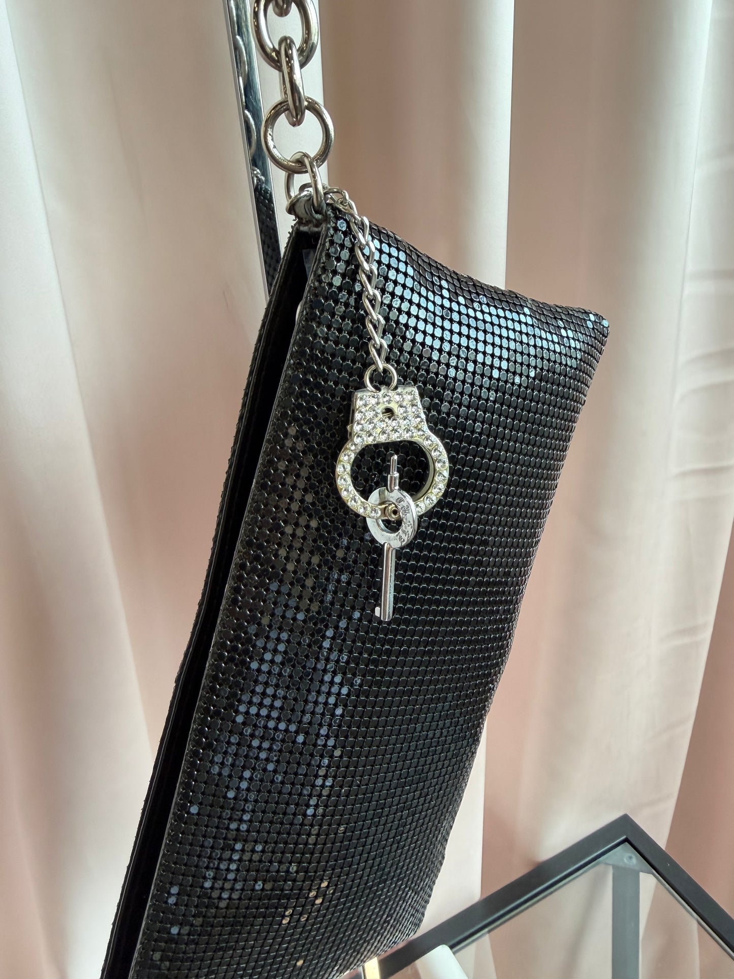 Cuffz by Linz Black Handcuff Clutch