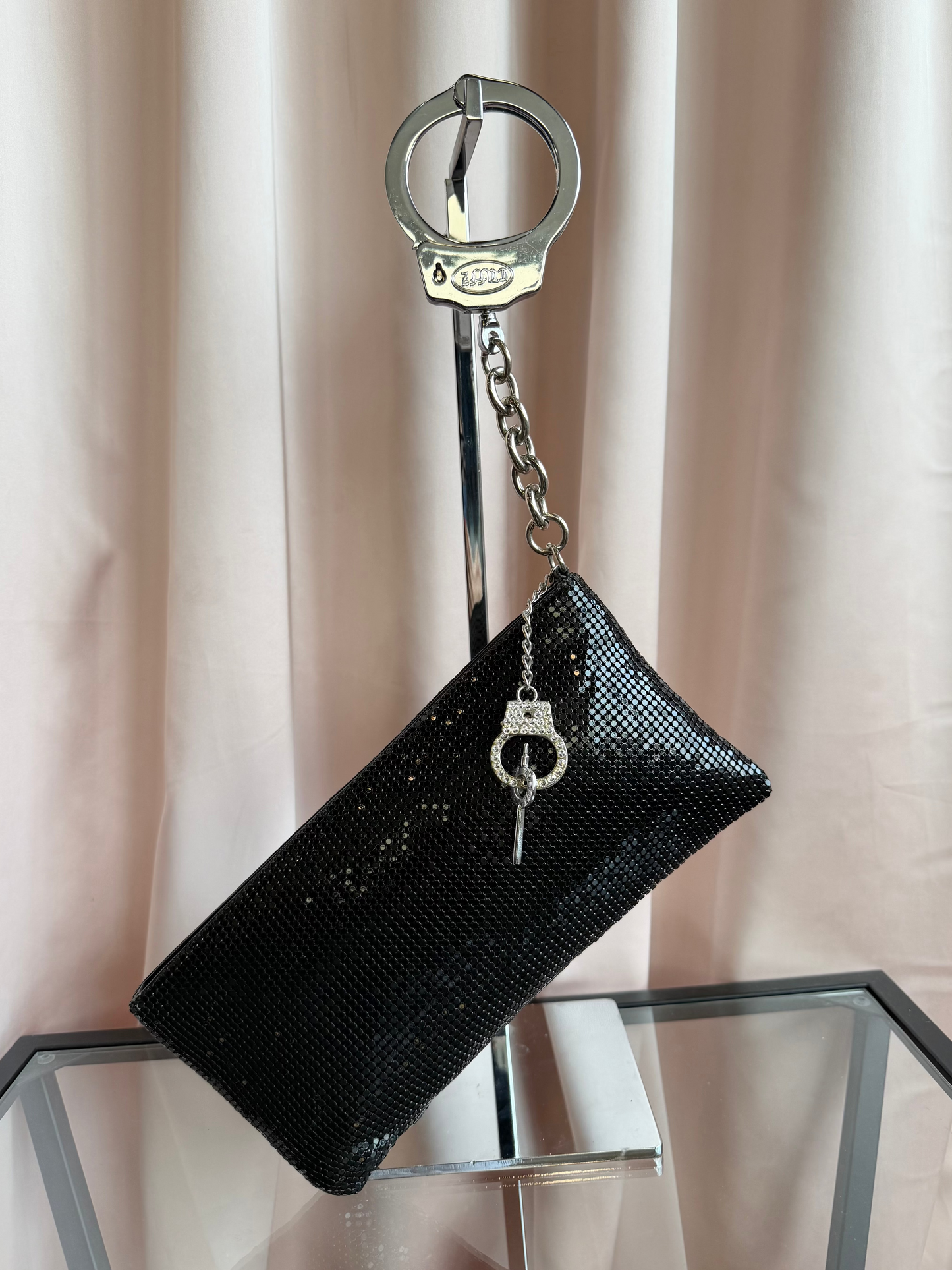 Cuffz by Linz Black Handcuff Clutch