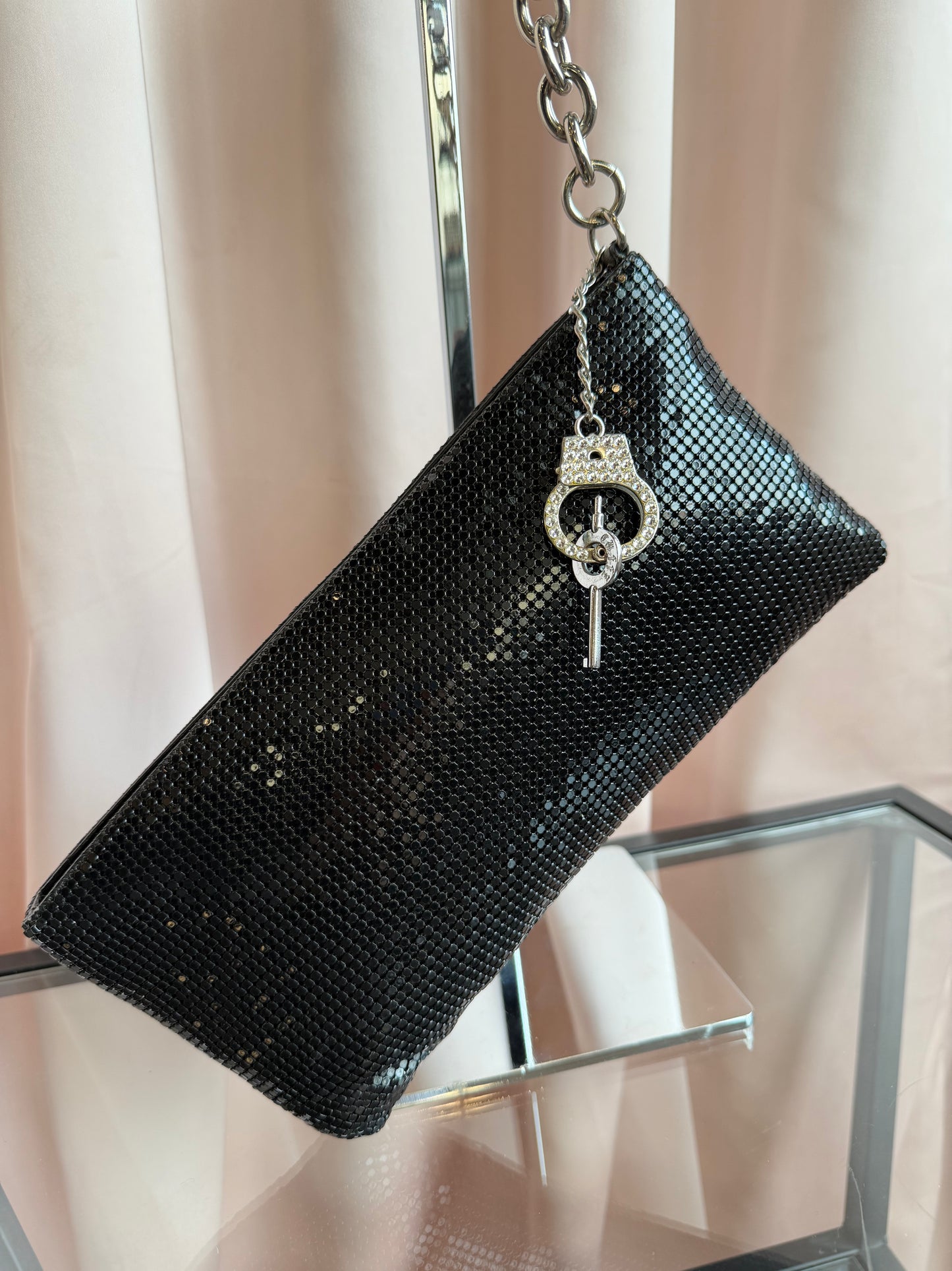 Cuffz by Linz Black Handcuff Clutch