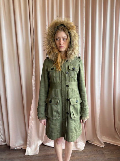 Marc by Marc Jacobs Olive Mod Coat