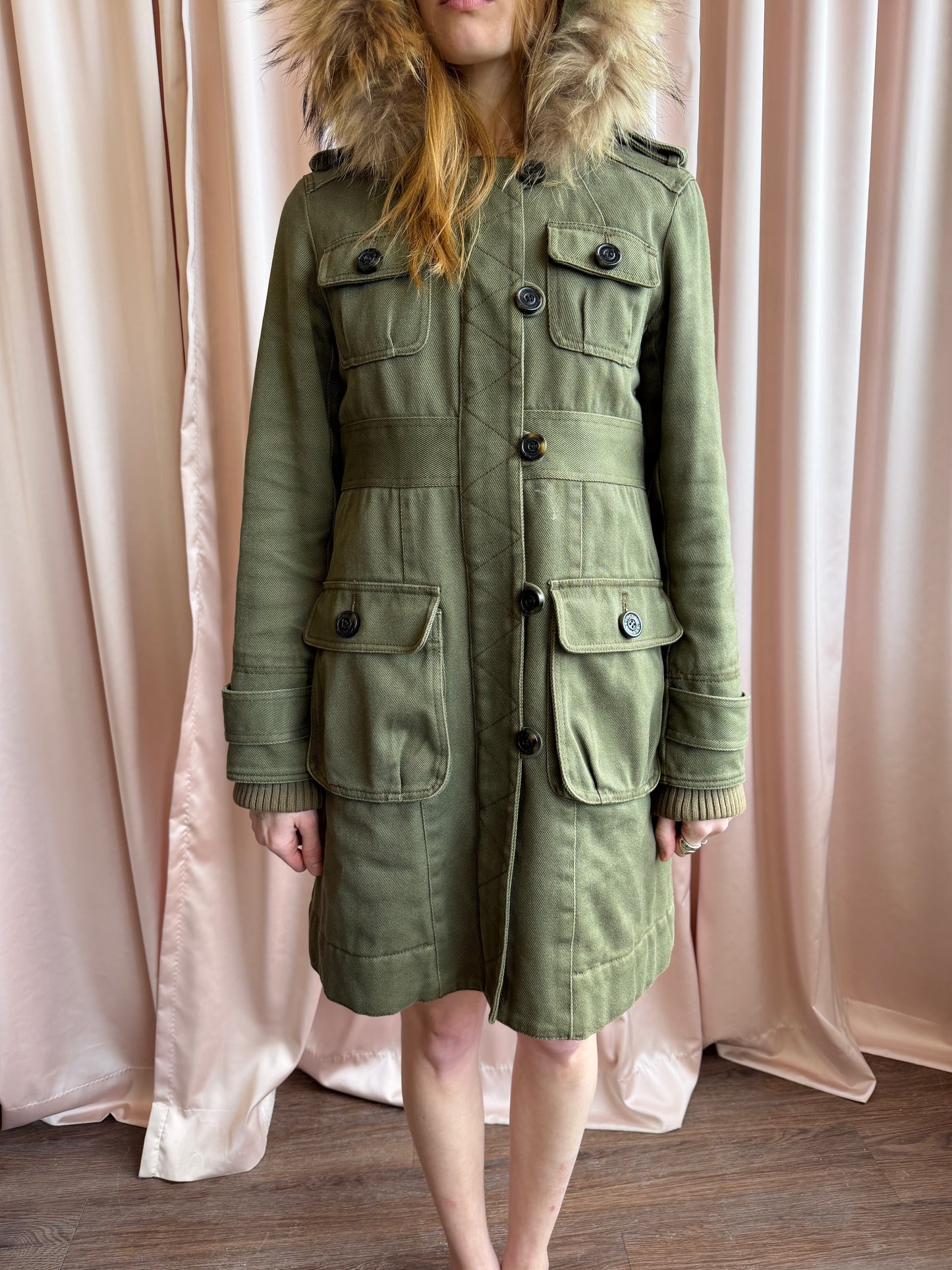 Marc by Marc Jacobs Olive Mod Coat