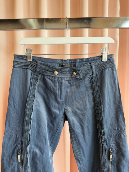 Ermanno Scervino Navy Cropped Pants