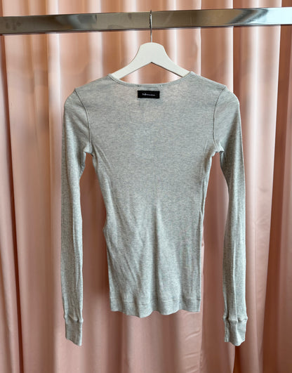 D&G Grey Long Sleeve Henley