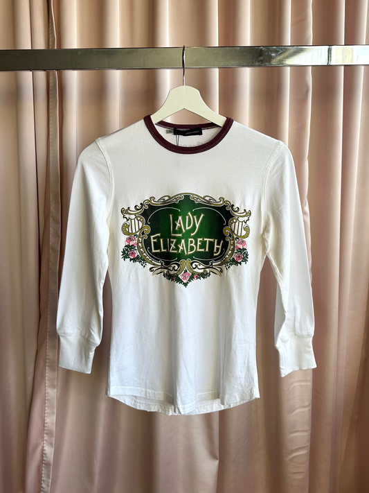 Dsquared2 "Lady Elizabeth" Ringer Shirt