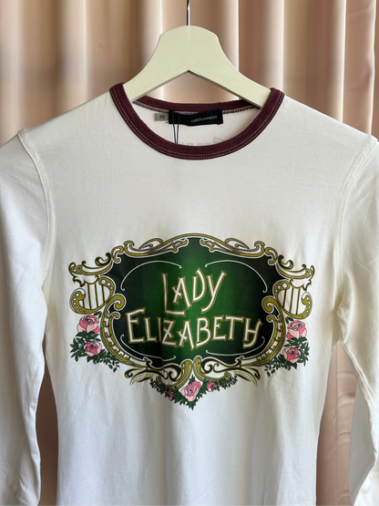Dsquared2 "Lady Elizabeth" Ringer Shirt