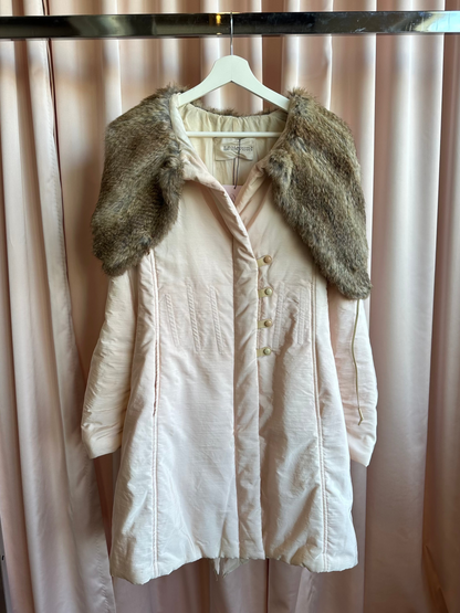 Ermanno Scervino Pink Nylon Coat