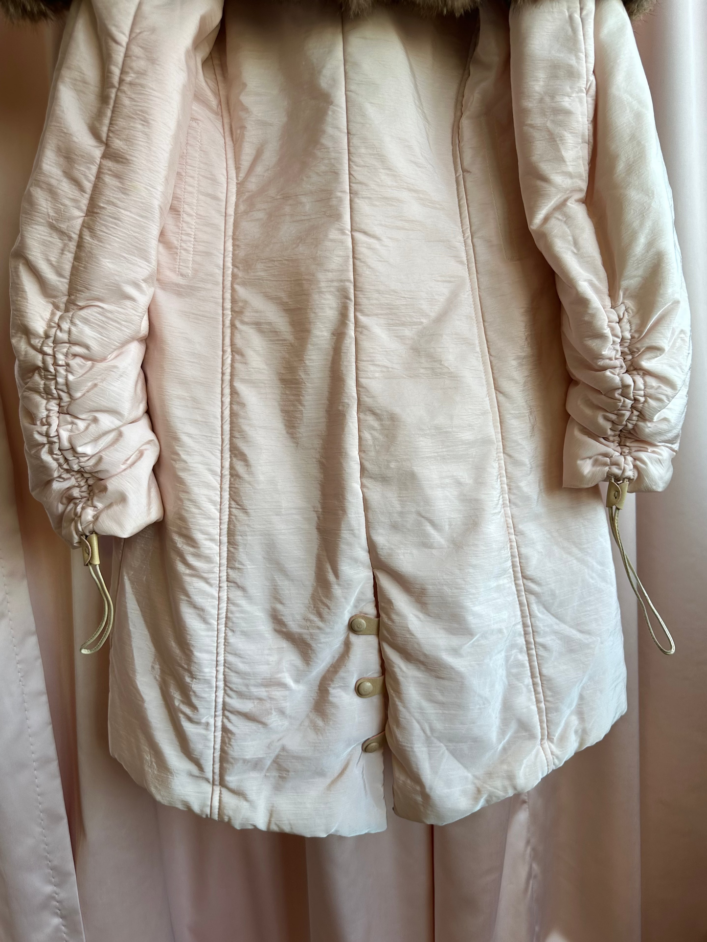 Ermanno Scervino Pink Nylon Coat