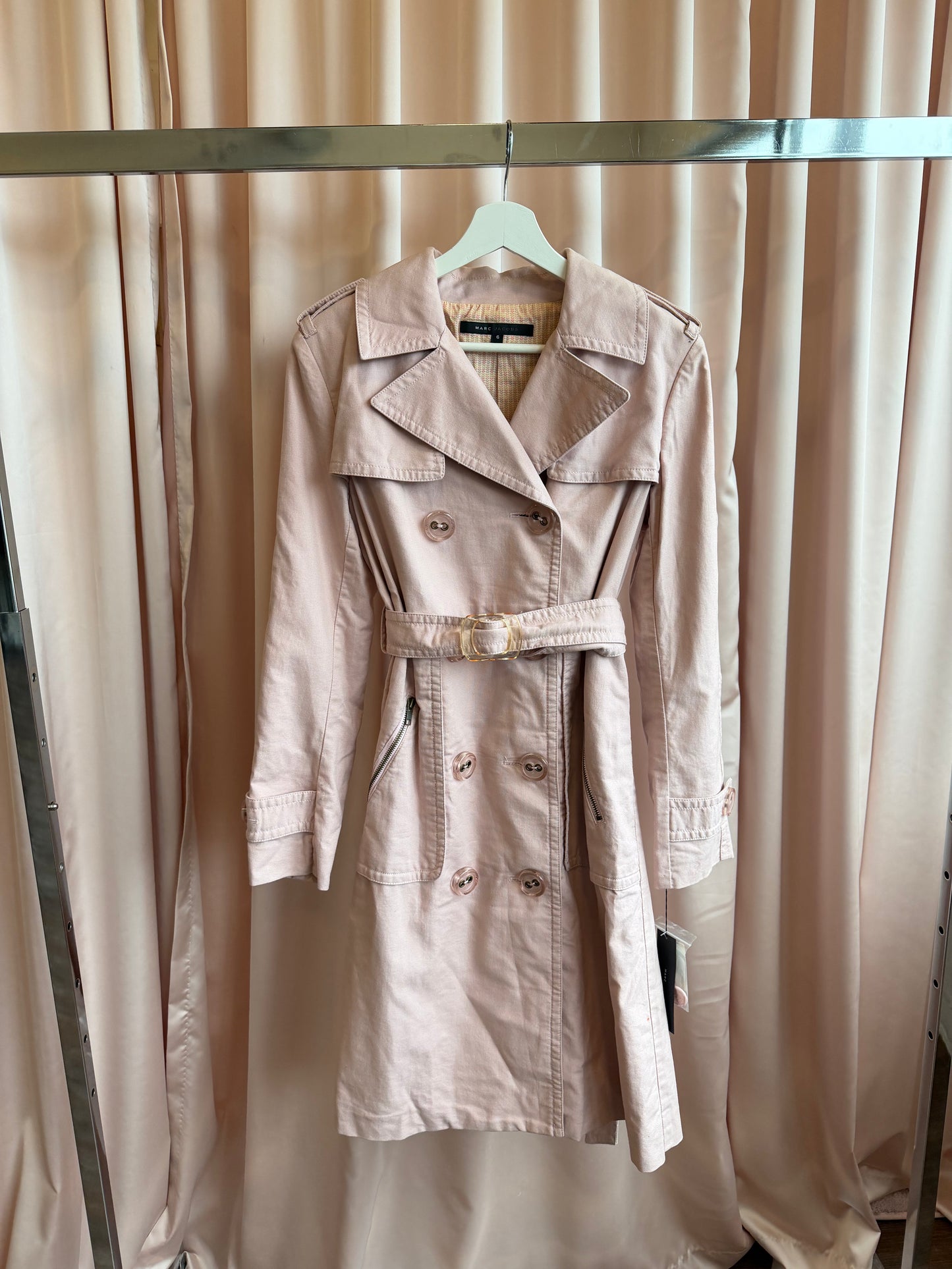 Marc Jacobs Pink Trench Coat