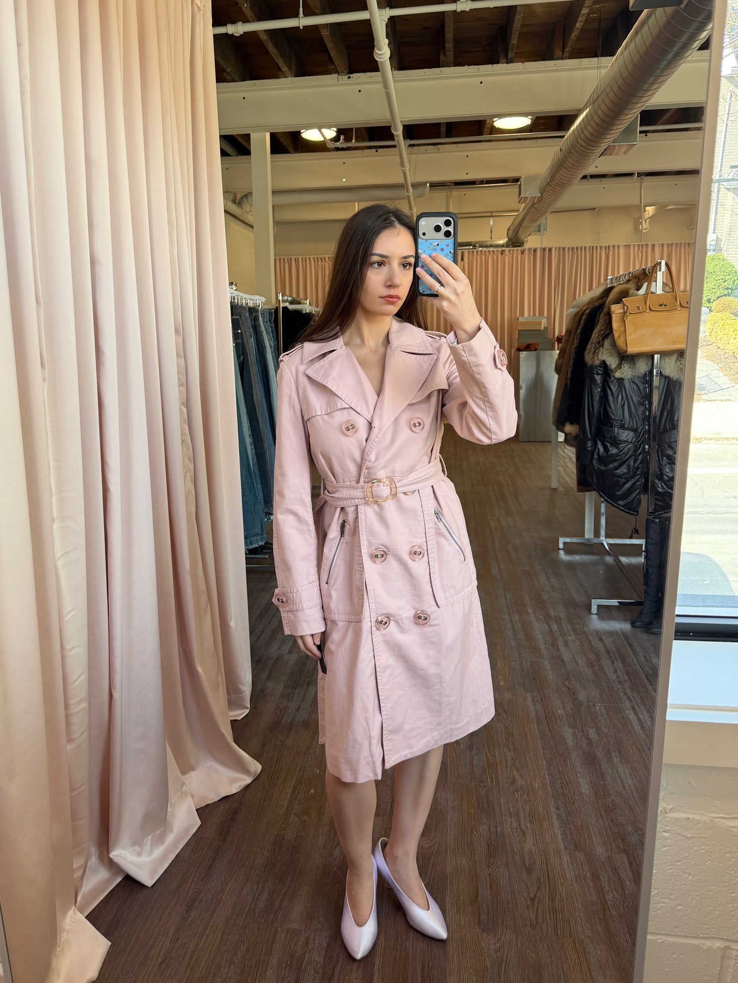 Marc Jacobs Pink Trench Coat