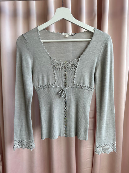 Nanette Lapore Ribbed Long Sleeve