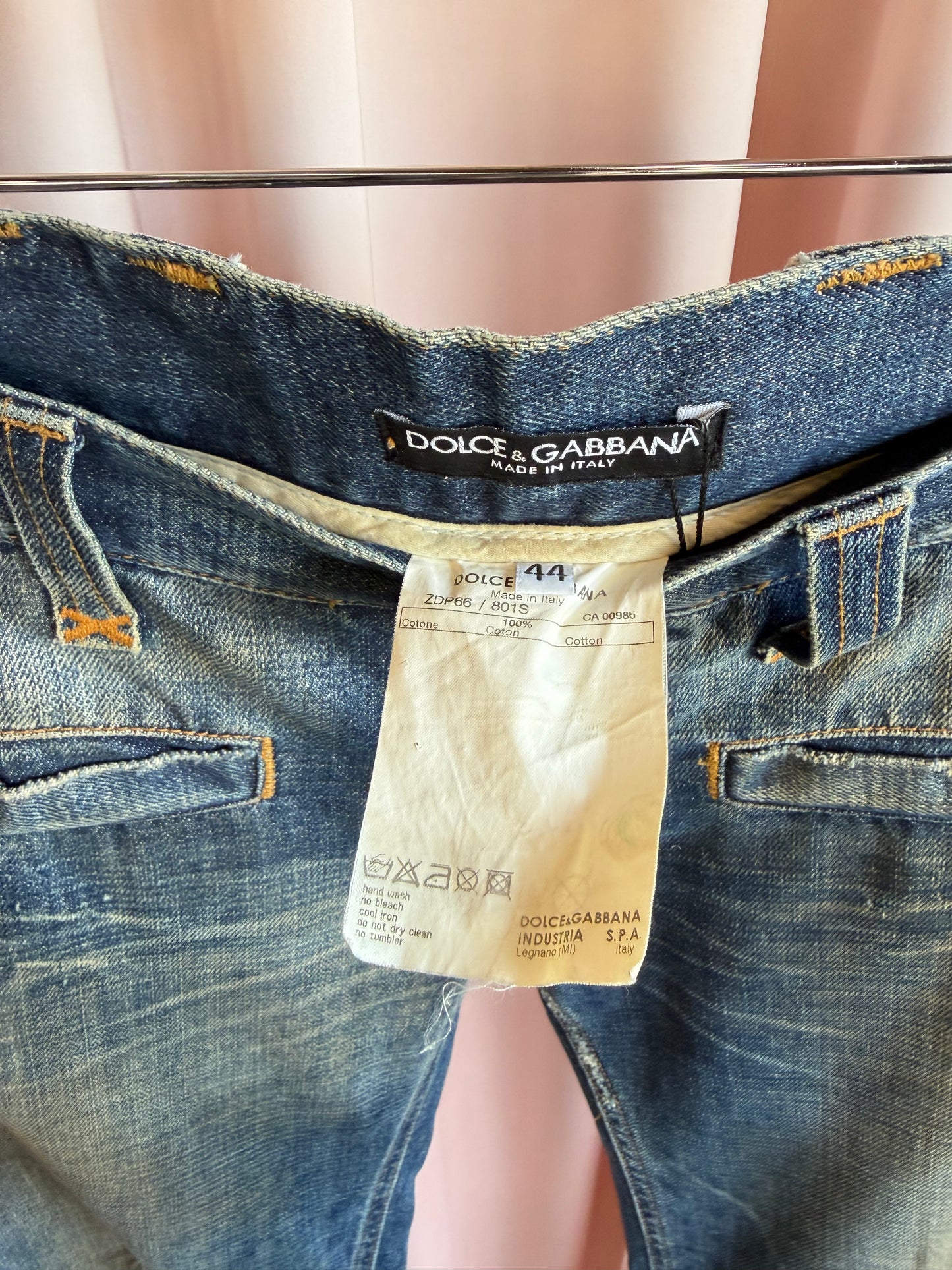Dolce & Gabbana Low Rise Jeans