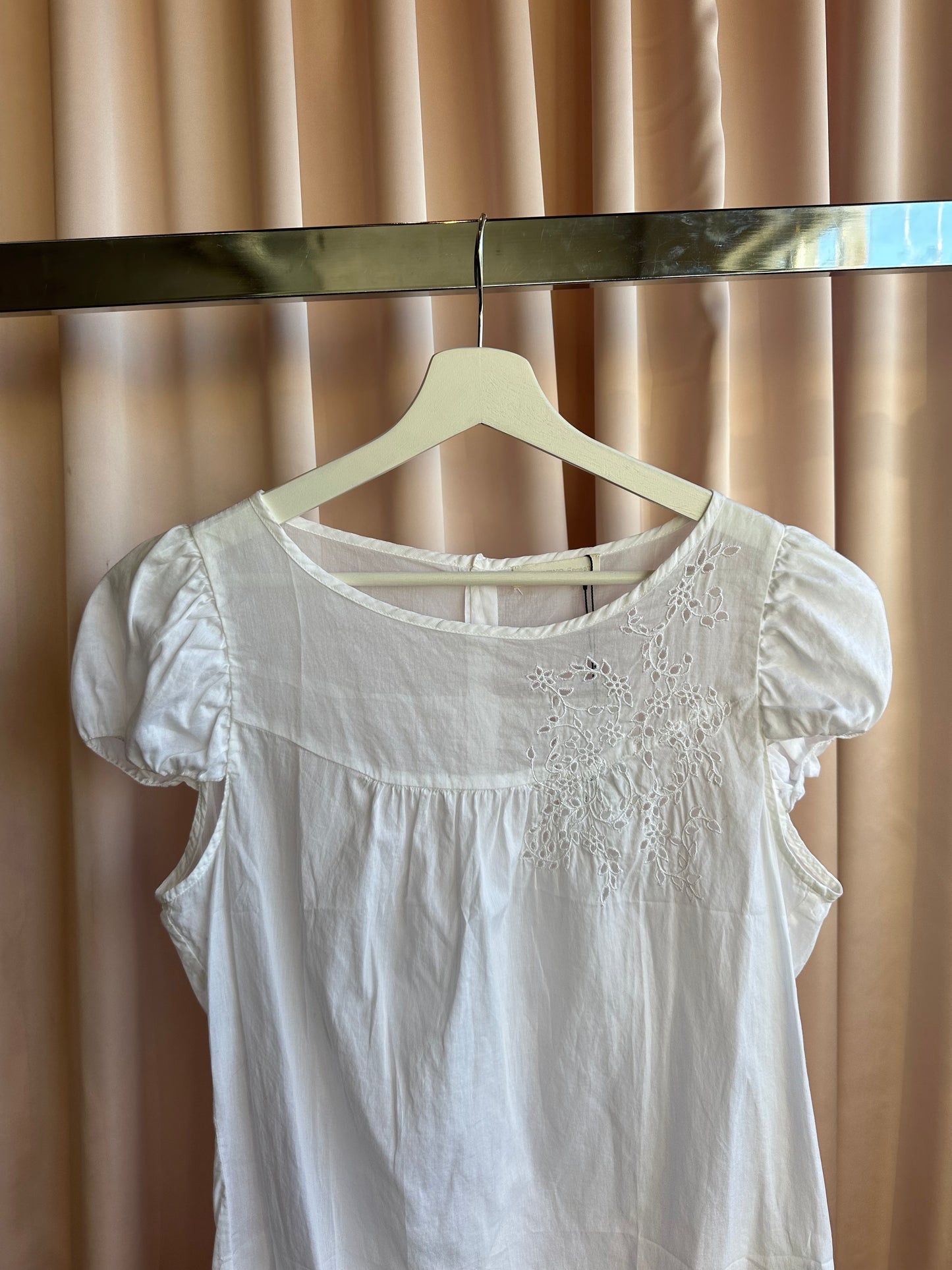 Italian Designer Cap Sleeve Blouse