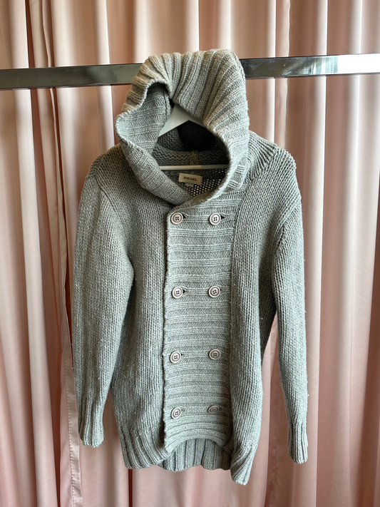 Diesel Double Breasted Hooded Cardigan