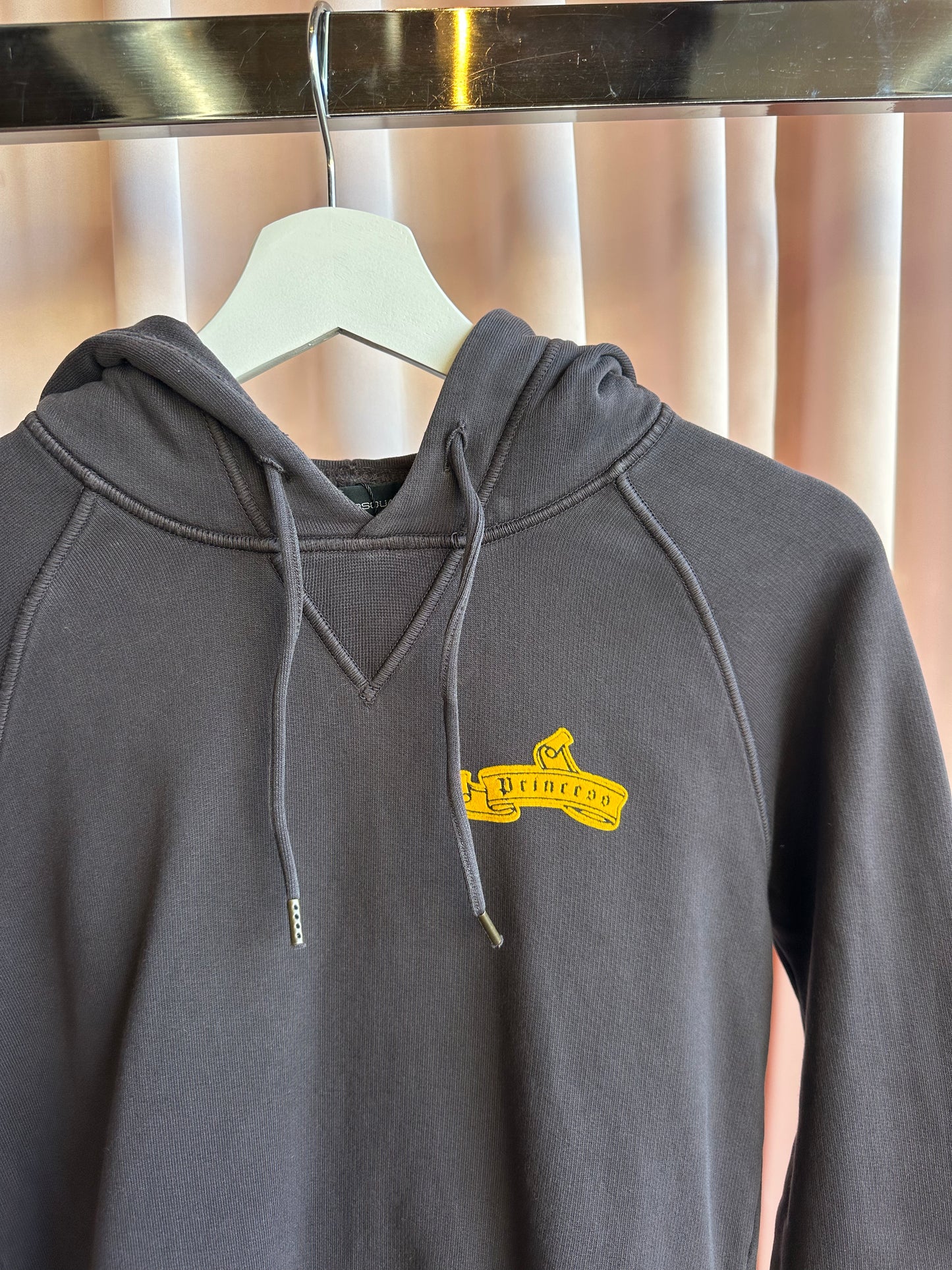 Dsquared2 "Princess" Graphic Cropped Hoodie