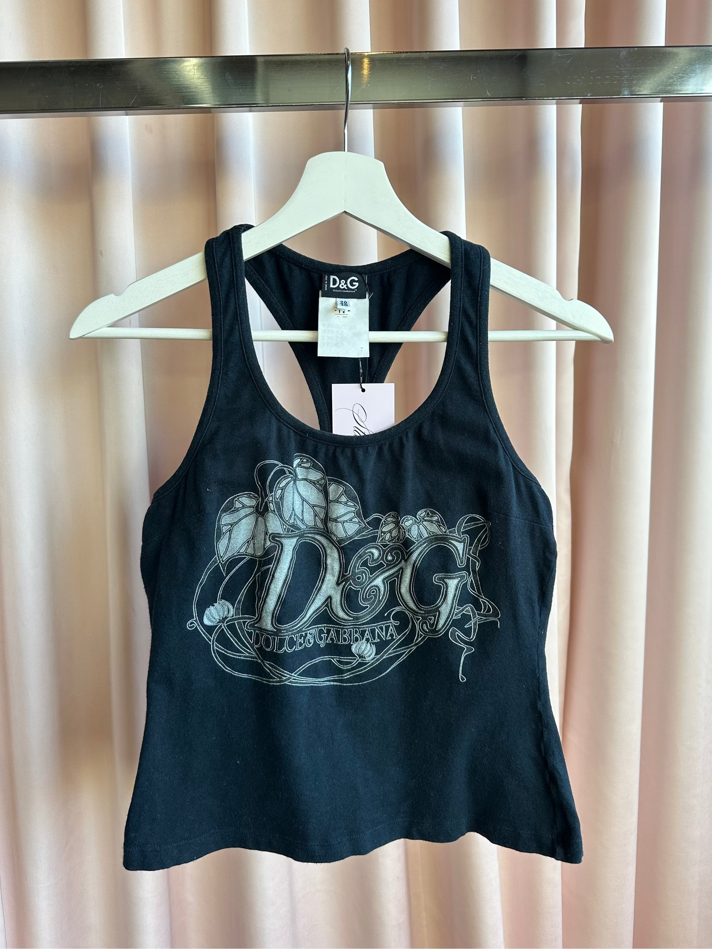 2000's D&G Graphic Tank Top