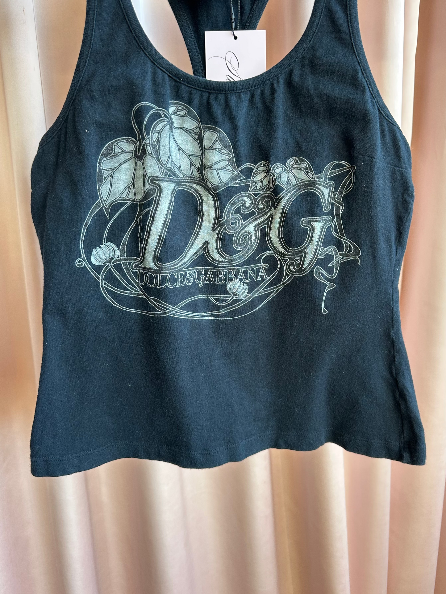 2000's D&G Graphic Tank Top