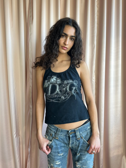 2000's D&G Graphic Tank Top