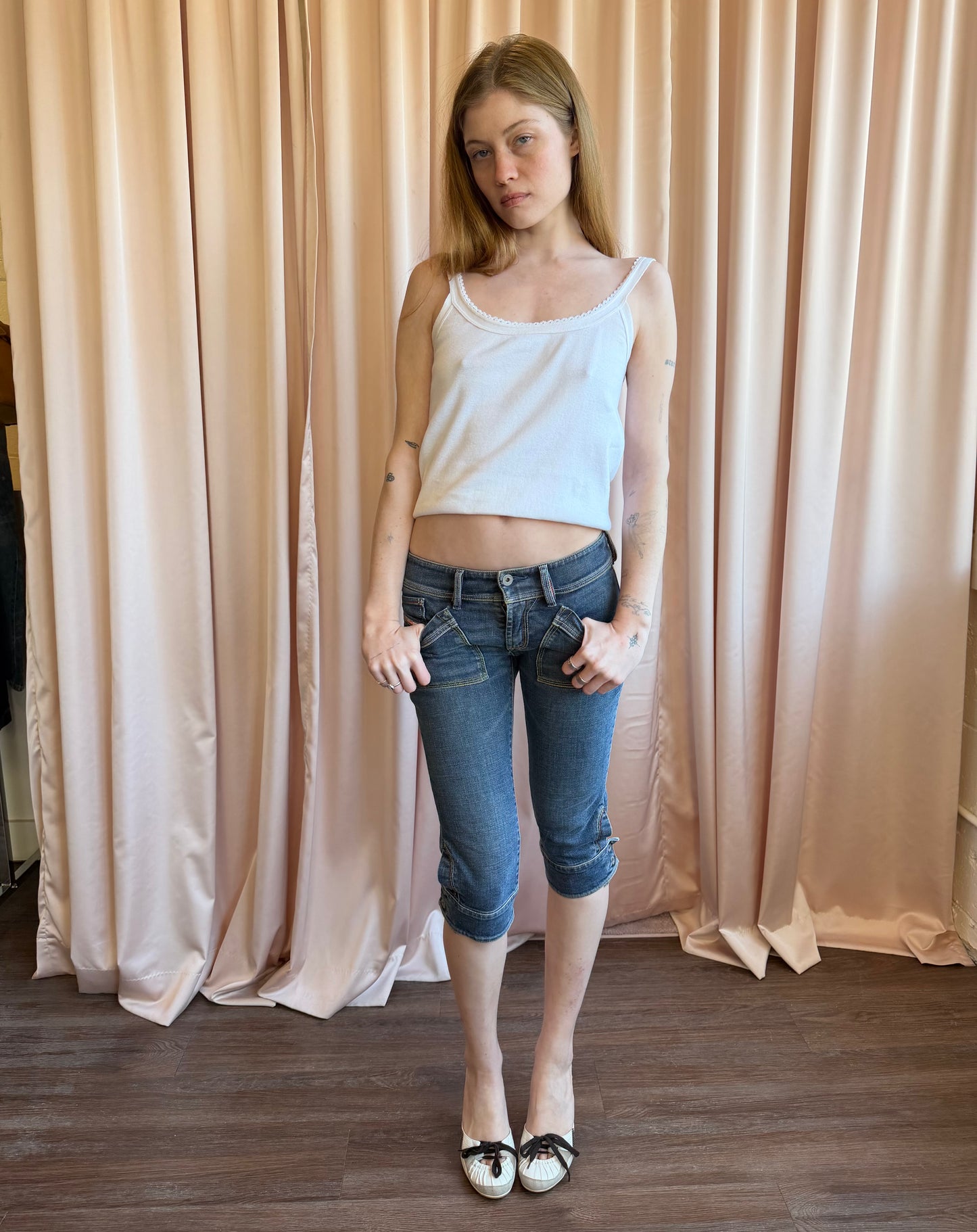 Diesel Denim Capri's