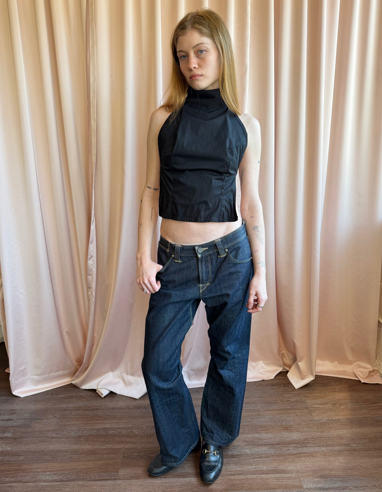 1990's Open Back Halter Top