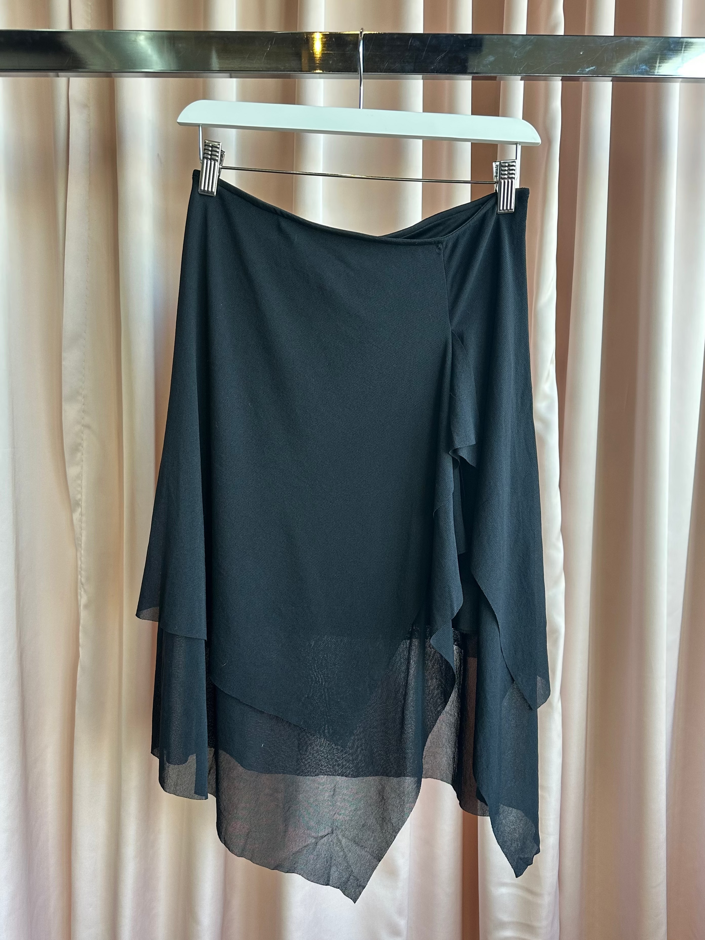 Vivienne Tam Black Midi Skirt